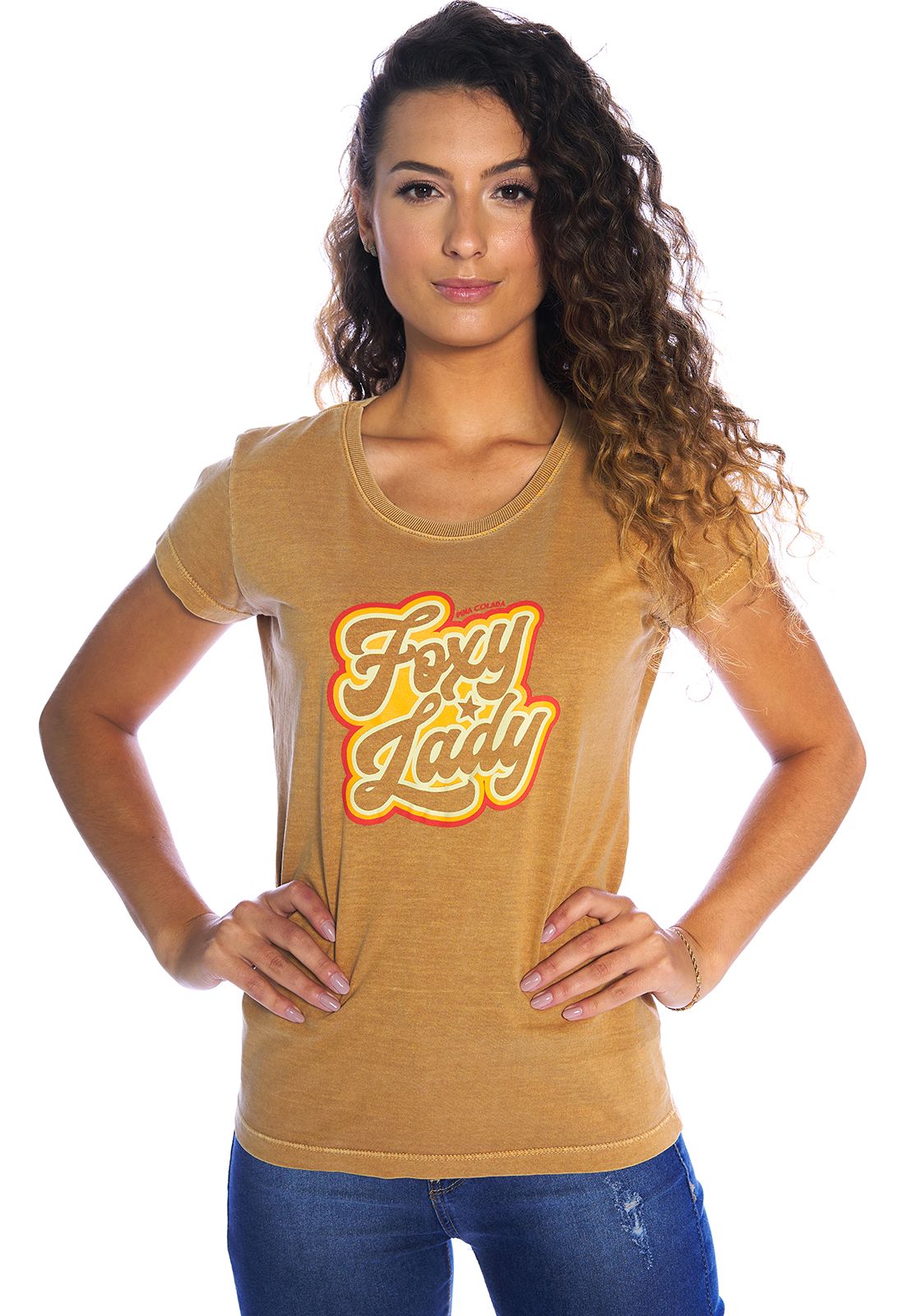 T-shirt Babylook Foxy Lady