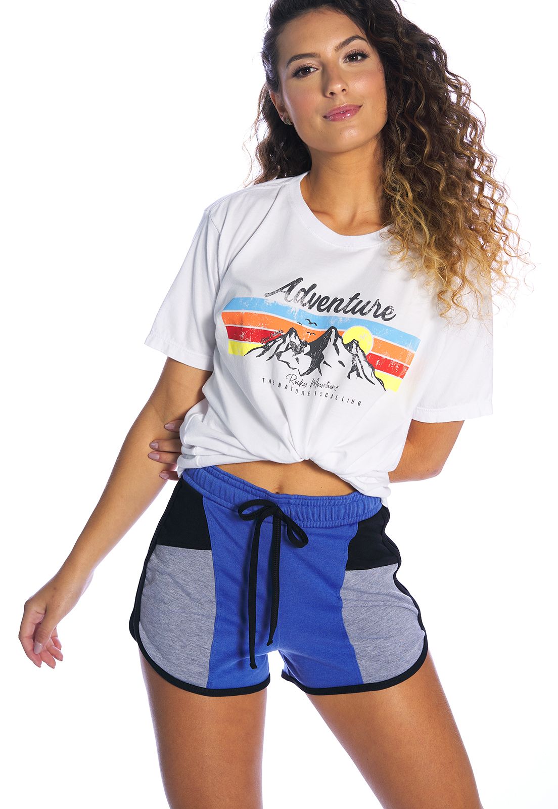 T-shirt Boyfriend Adventure The Nature is Calling